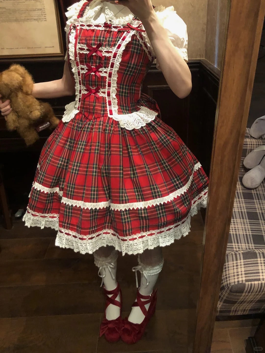 Laura Doll ジャンパースカート(ローウエスト)【小能熊】