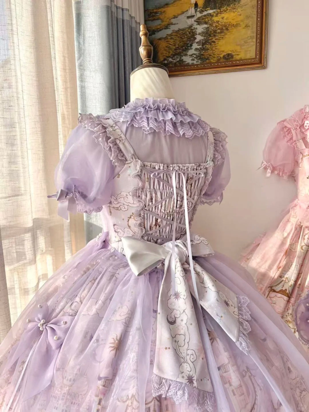 【受注予約~2/25】Romantic Castle ジャンパースカート・ブラウス【WhiteBird】