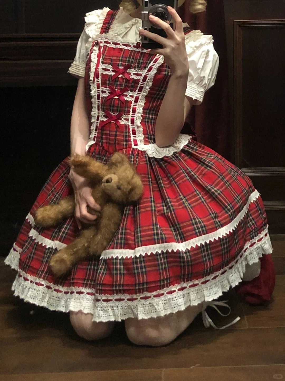 Laura Doll ジャンパースカート(ローウエスト)【小能熊】