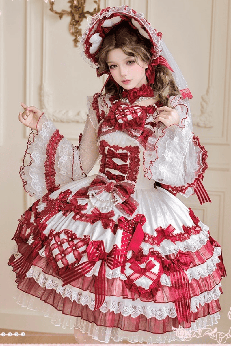 【受注予約~12/25】Love Heart ブラウス【双生小熊】