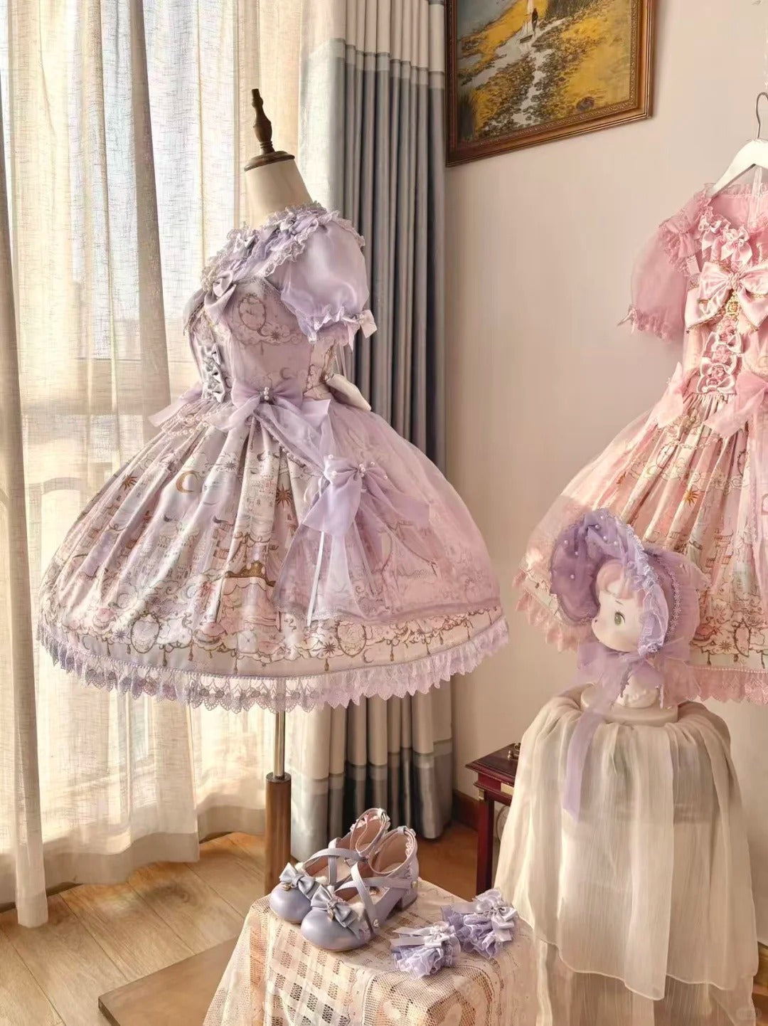 【受注予約~2/25】Romantic Castle ジャンパースカート・ブラウス【WhiteBird】