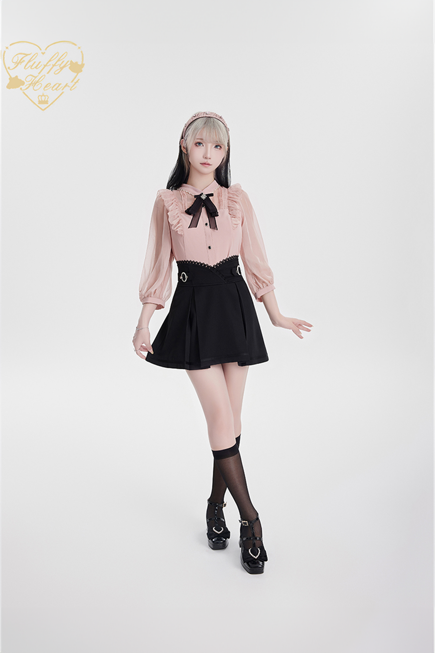 セーラープリーツミニスカート【Fluffy Heart】 – Epetice セーラープリーツミニスカート【Fluffy Heart】 – Epetice