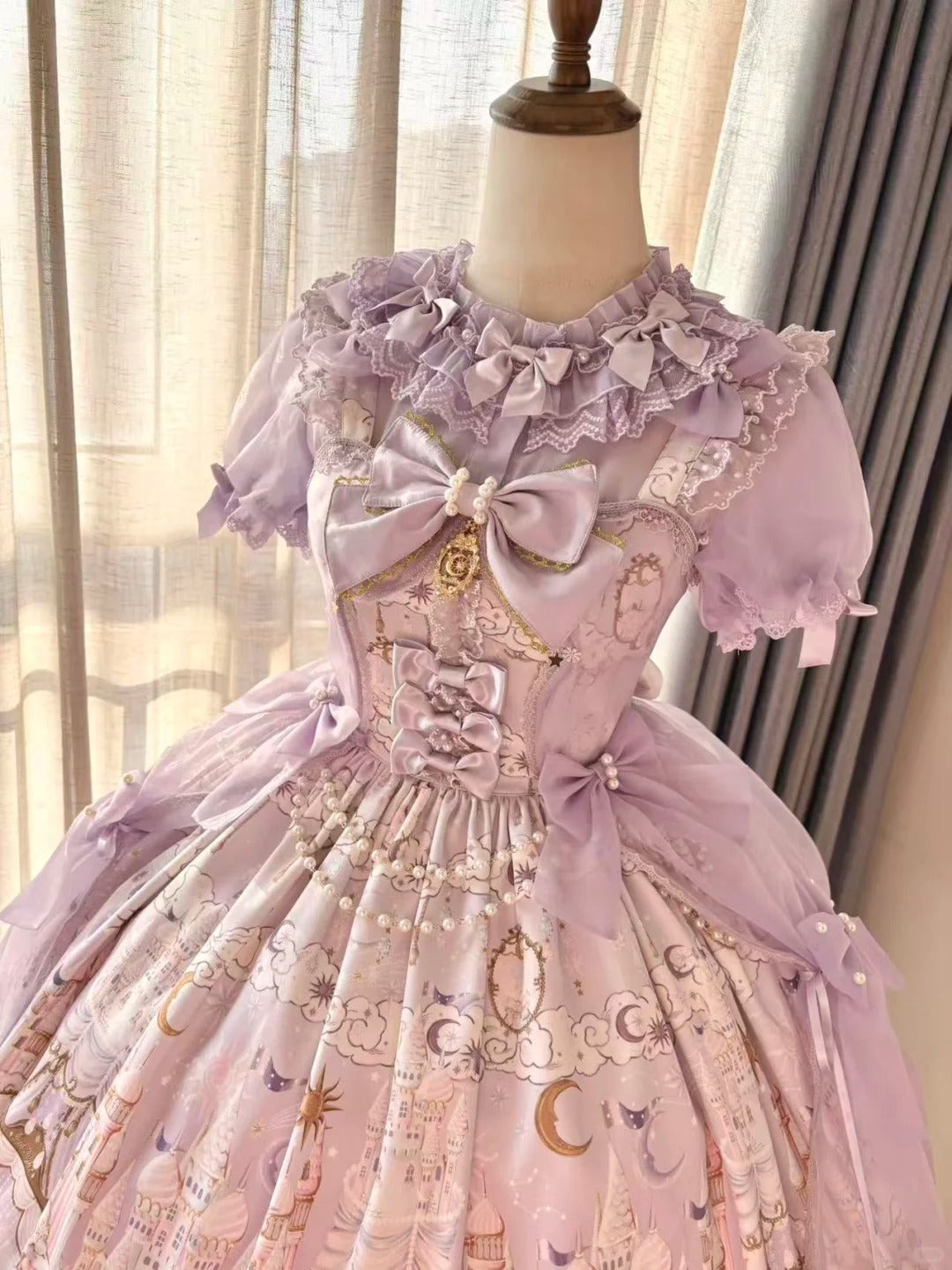 【受注予約~2/25】Romantic Castle ジャンパースカート・ブラウス【WhiteBird】