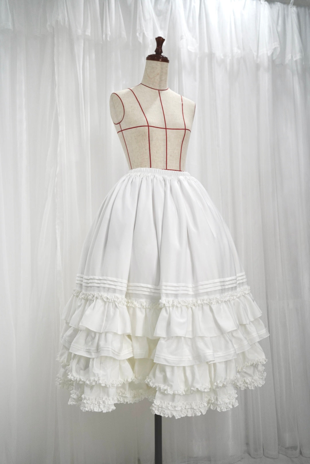 桔梗 マルチカラーアンダースカート【Little Dipper】