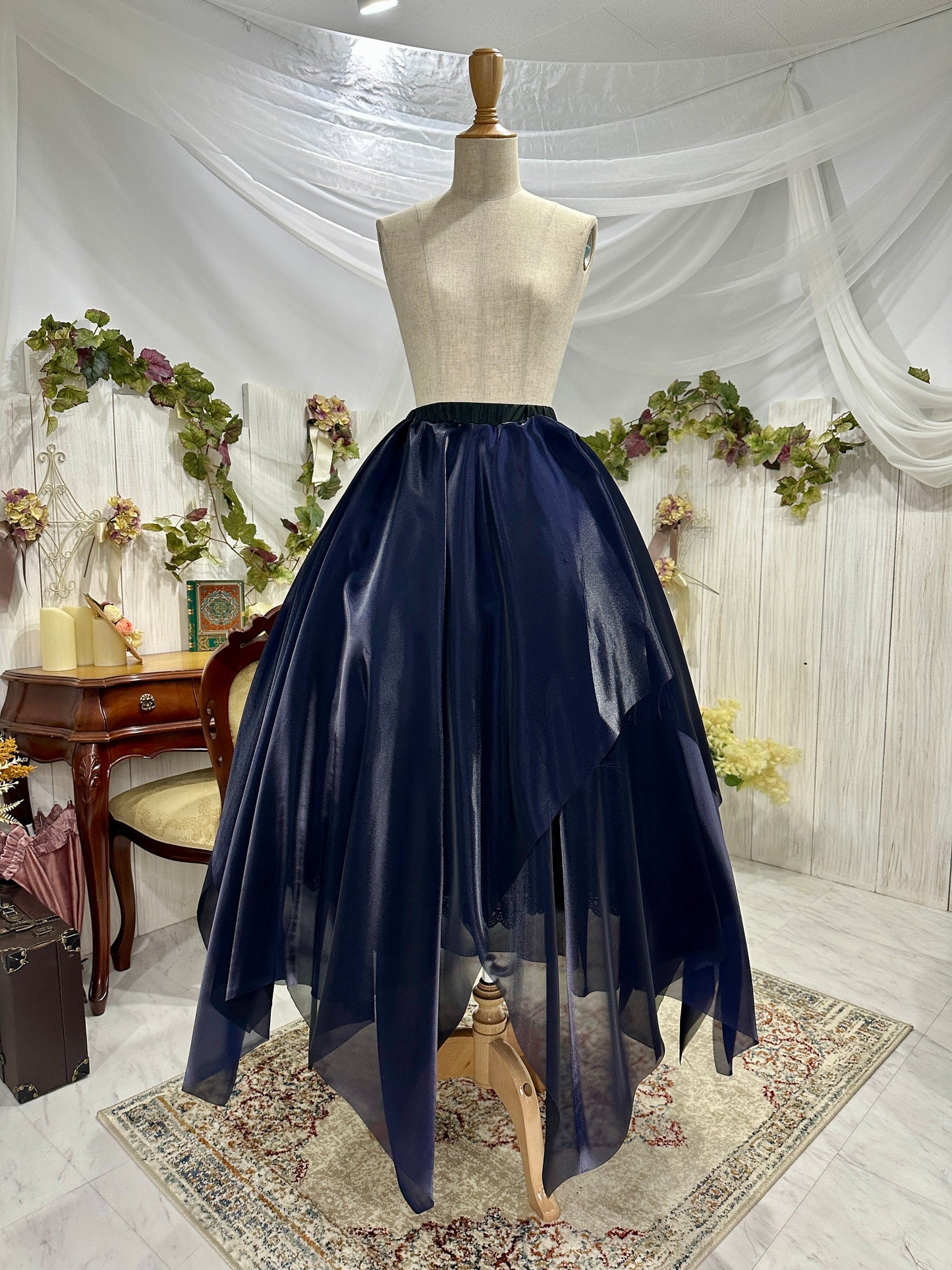 オパールネラ スカート(ロング丈)【Atelier BOZ】