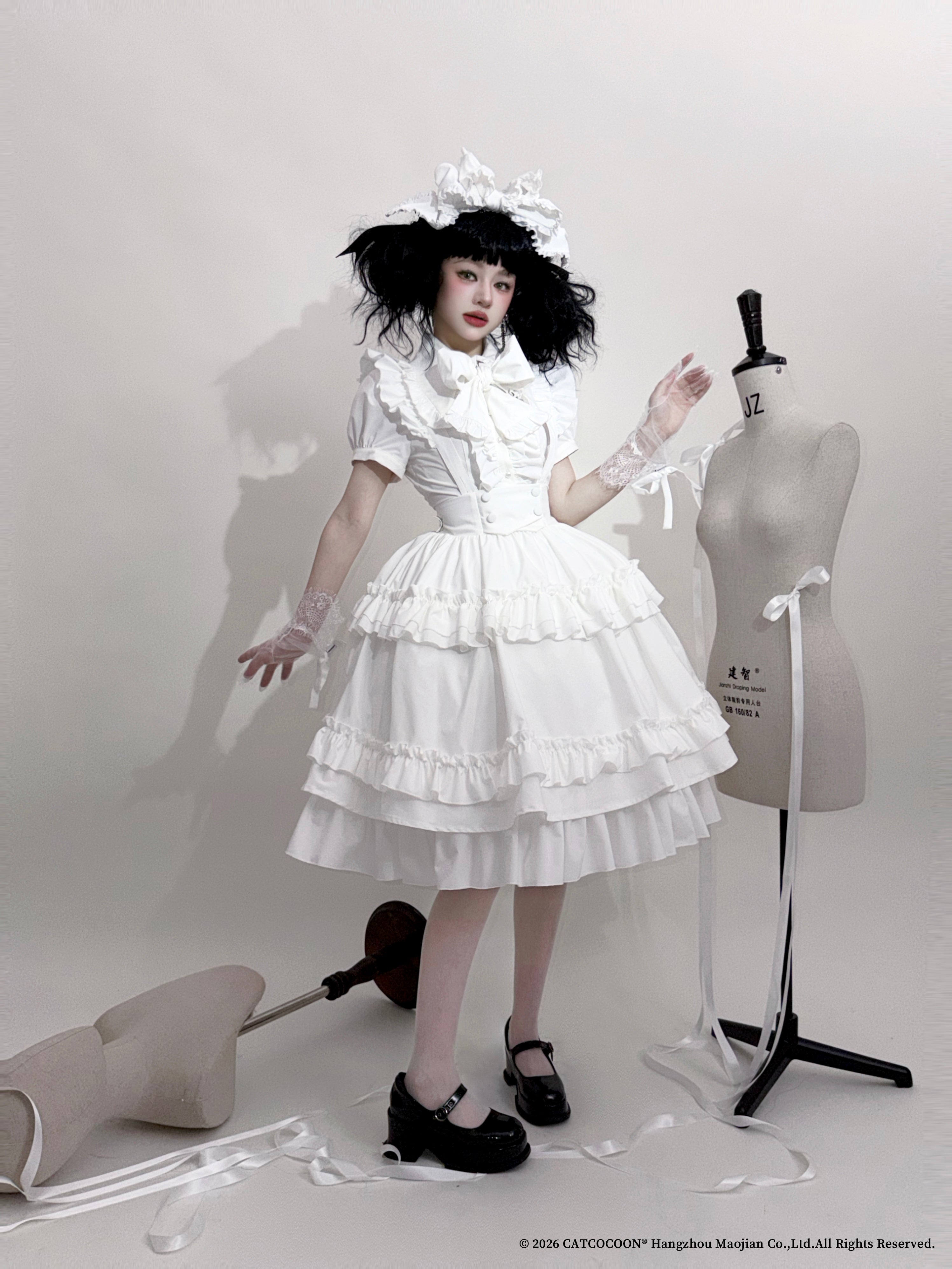 Catcocoon A Doll's House スカート ホワイト M catcocoon