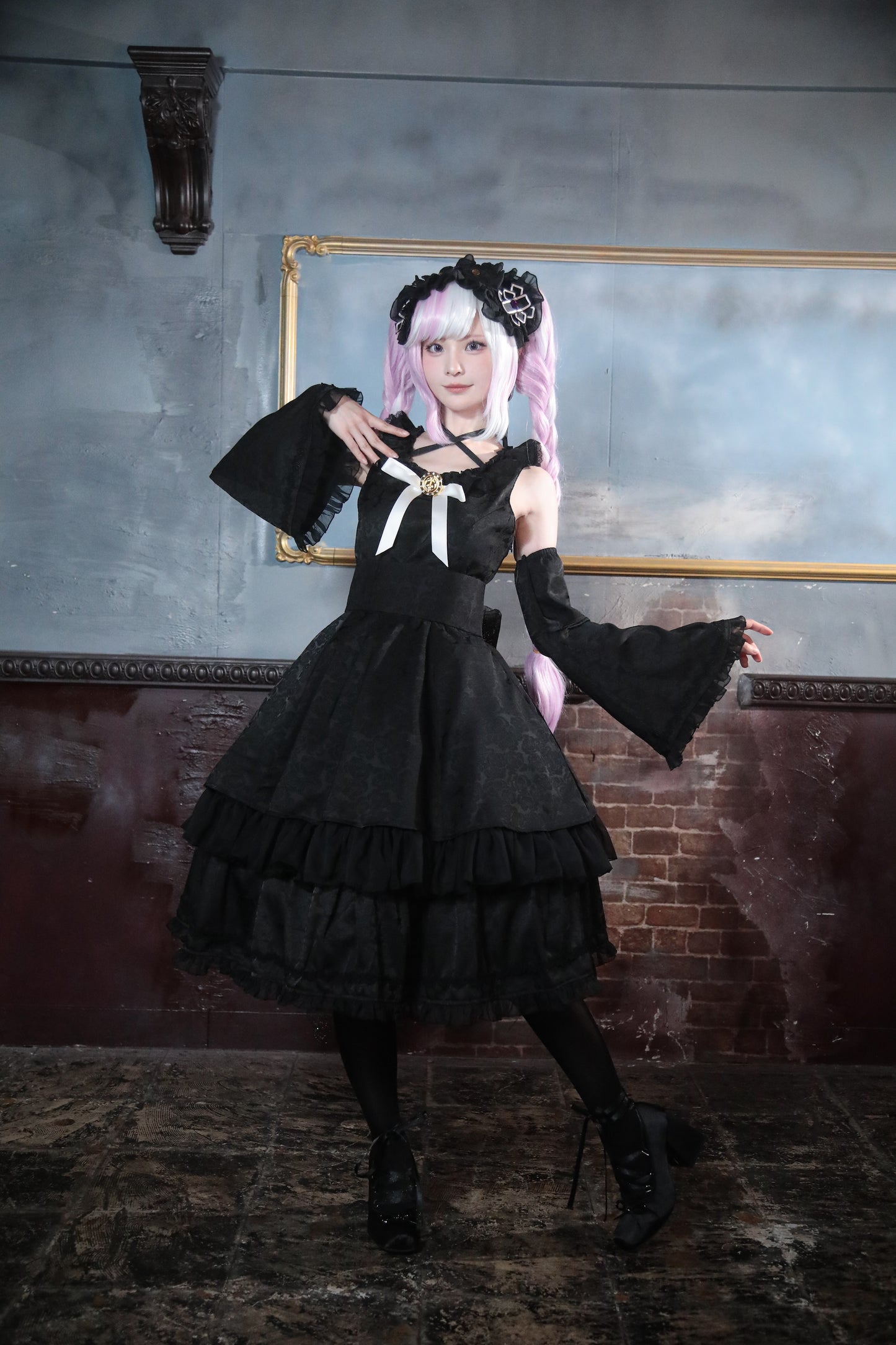 死に神ちゃん スカート【超探偵事件簿 レインコード×Epeticeコラボ】