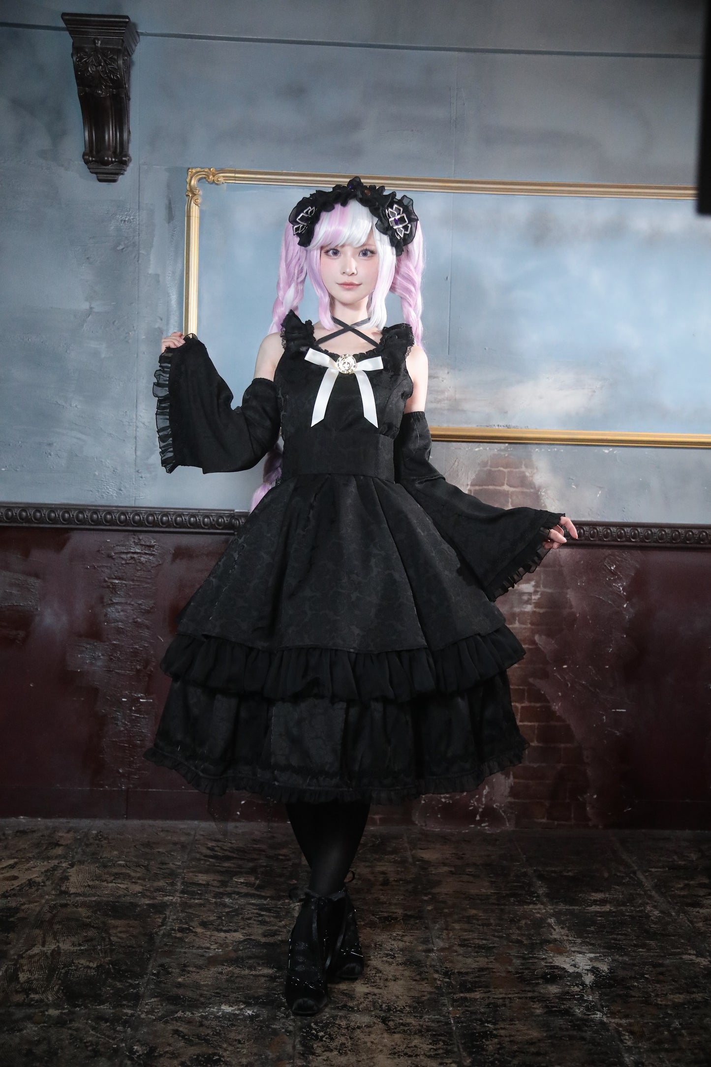 死に神ちゃん スカート【超探偵事件簿 レインコード×Epeticeコラボ】