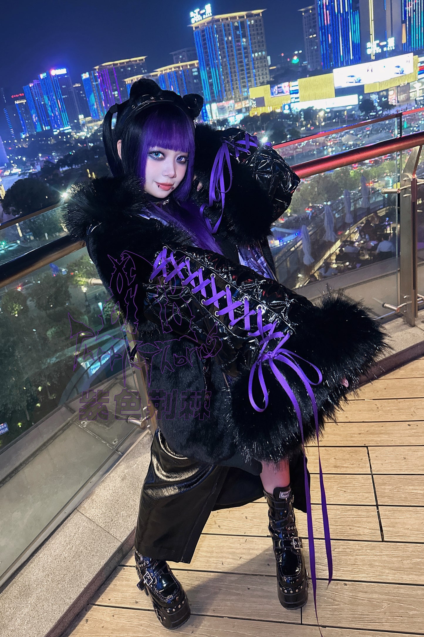 Purple Star ファージャケット【Purple Thorn】