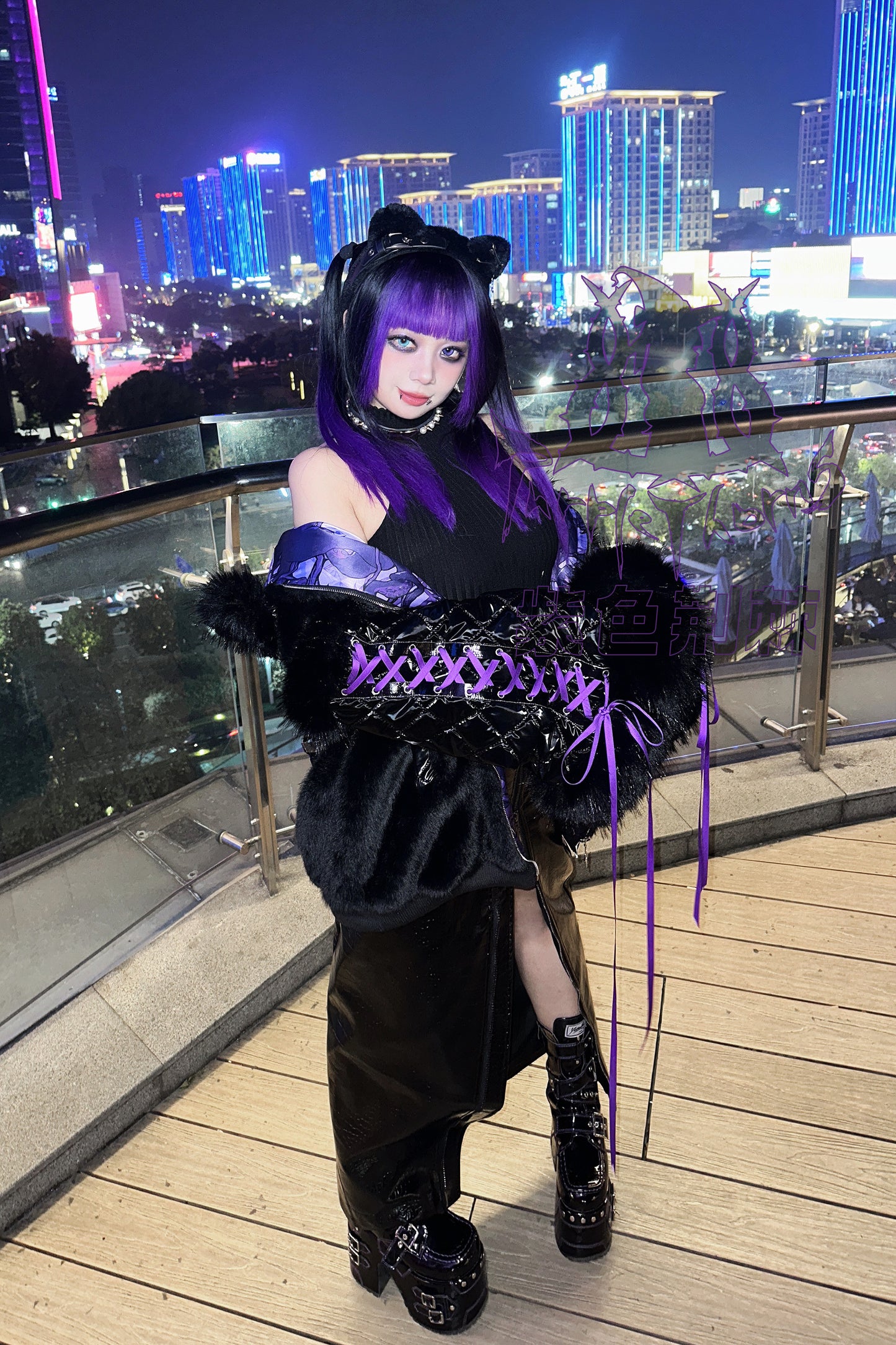 Purple Star ファージャケット【Purple Thorn】