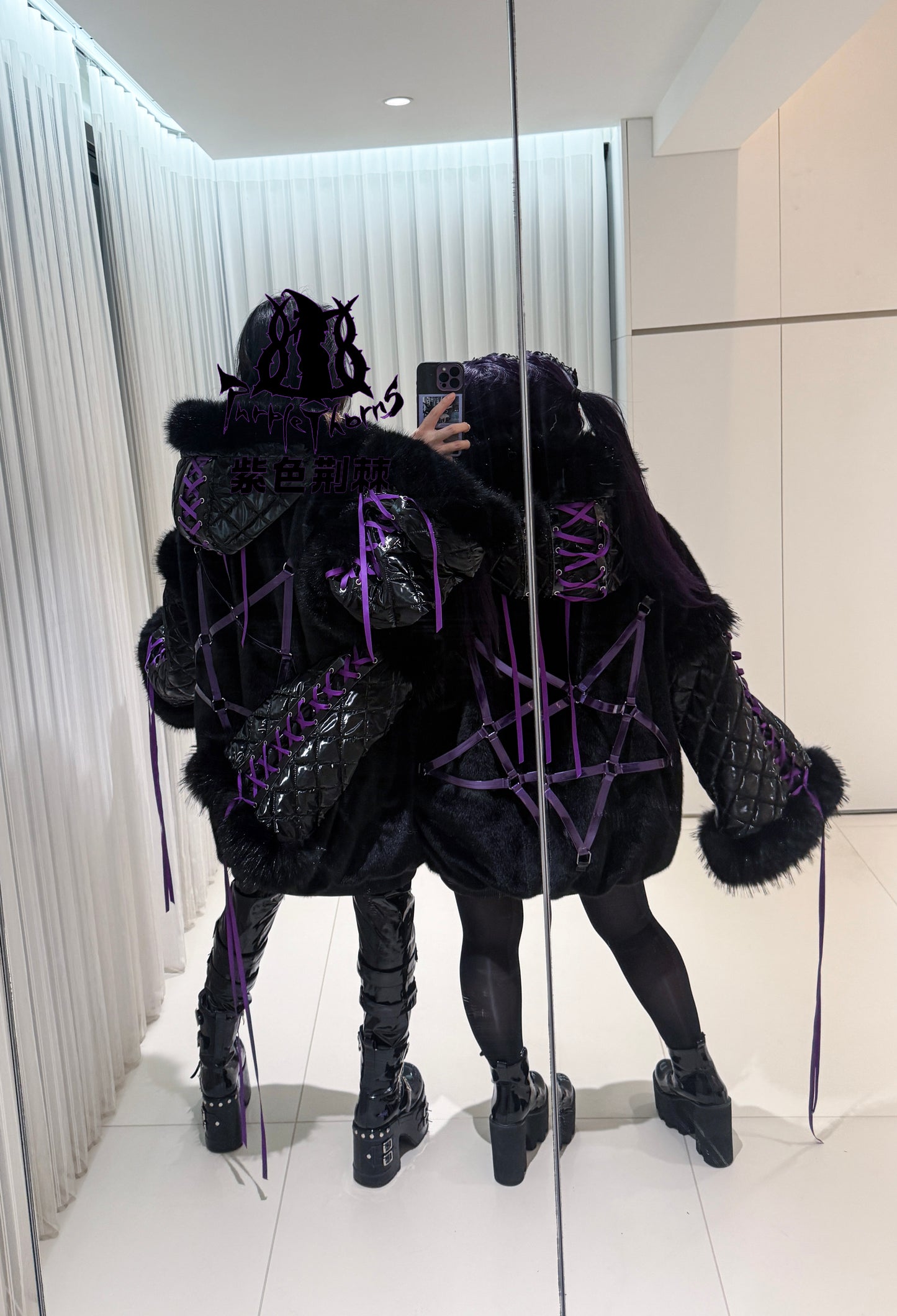 Purple Star ファージャケット【Purple Thorn】