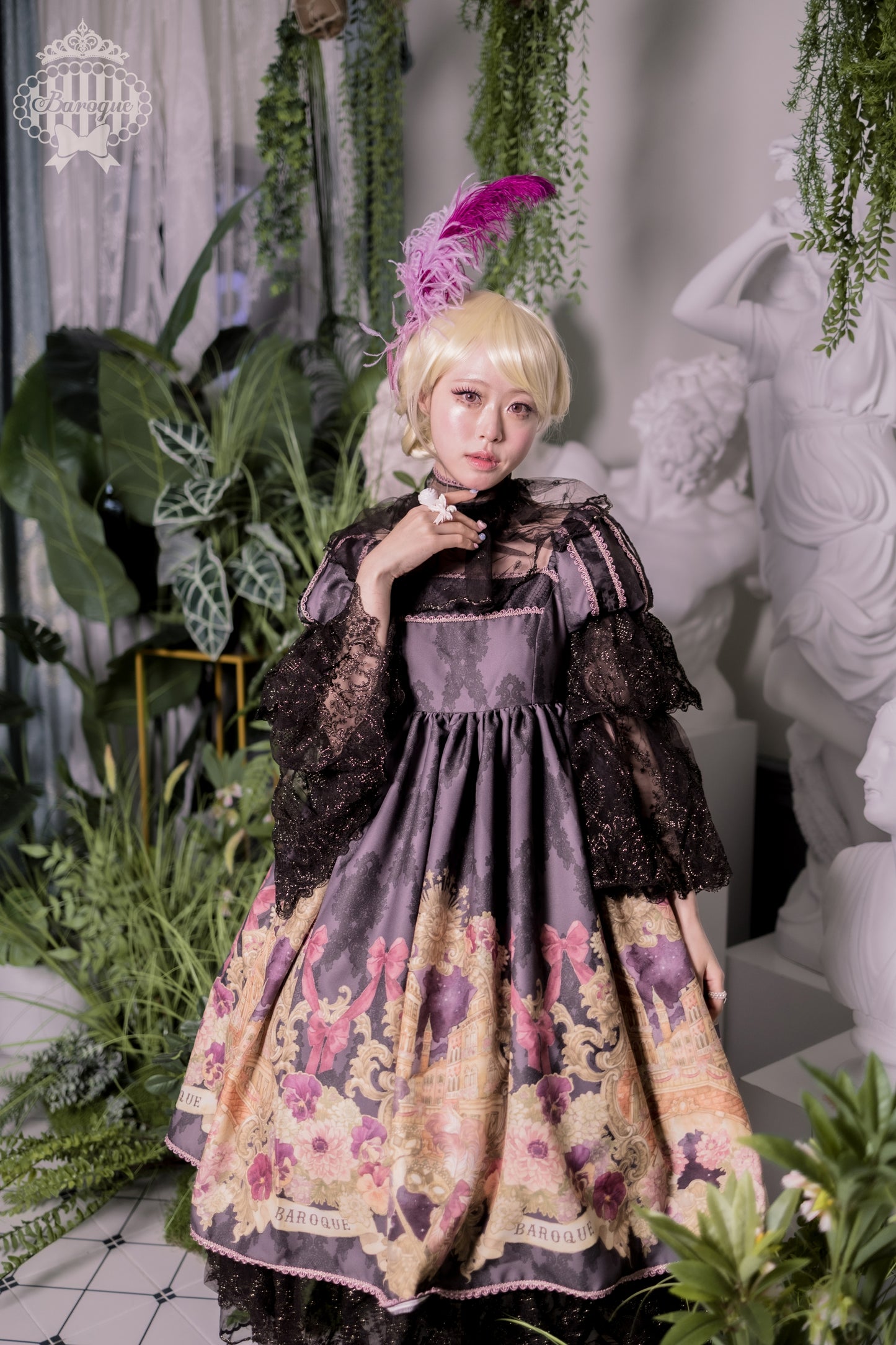 【受注予約~3/22】Venezia Dress【Baroque x Sakizo】