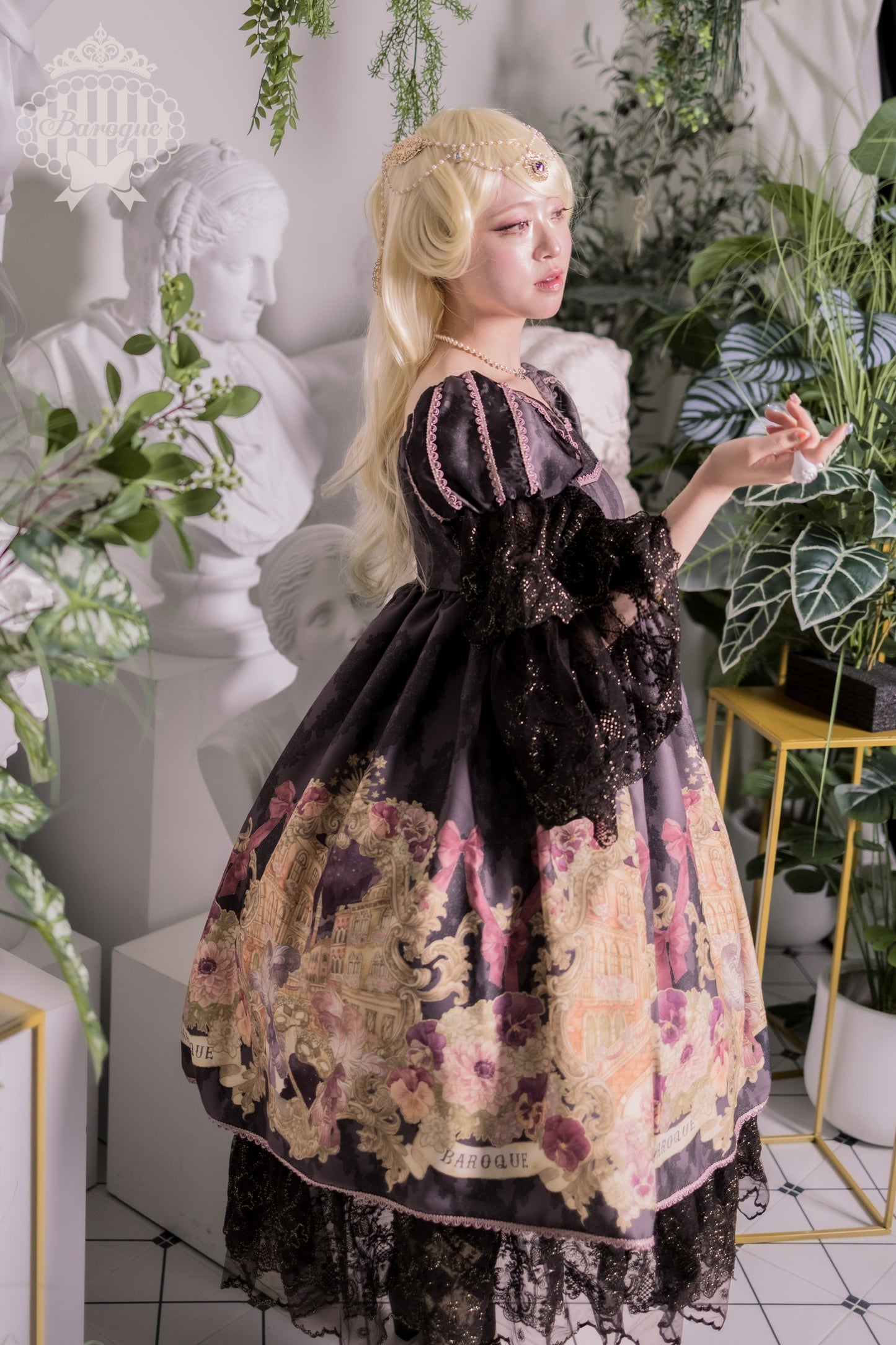 【受注予約~3/22】Venezia Dress【Baroque x Sakizo】