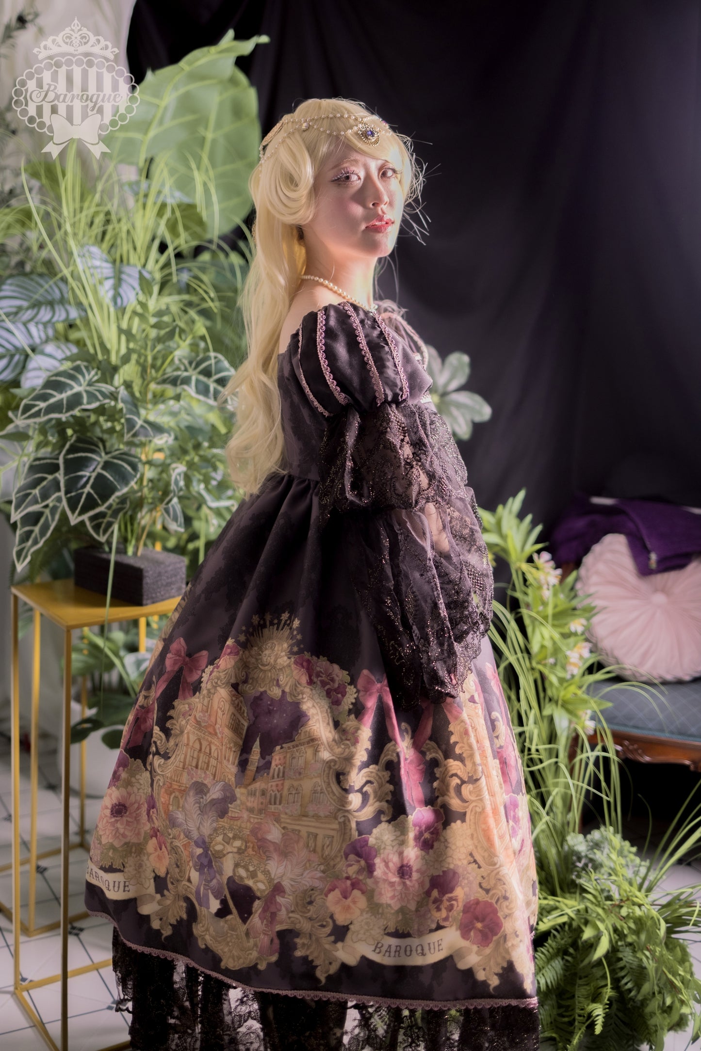 【受注予約~3/22】Venezia Dress【Baroque x Sakizo】