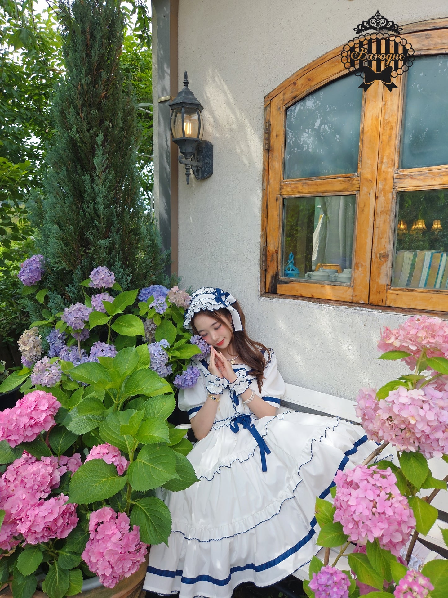 【受注予約~8/30】Perles de rosée セーラーワンピース【Baroque】