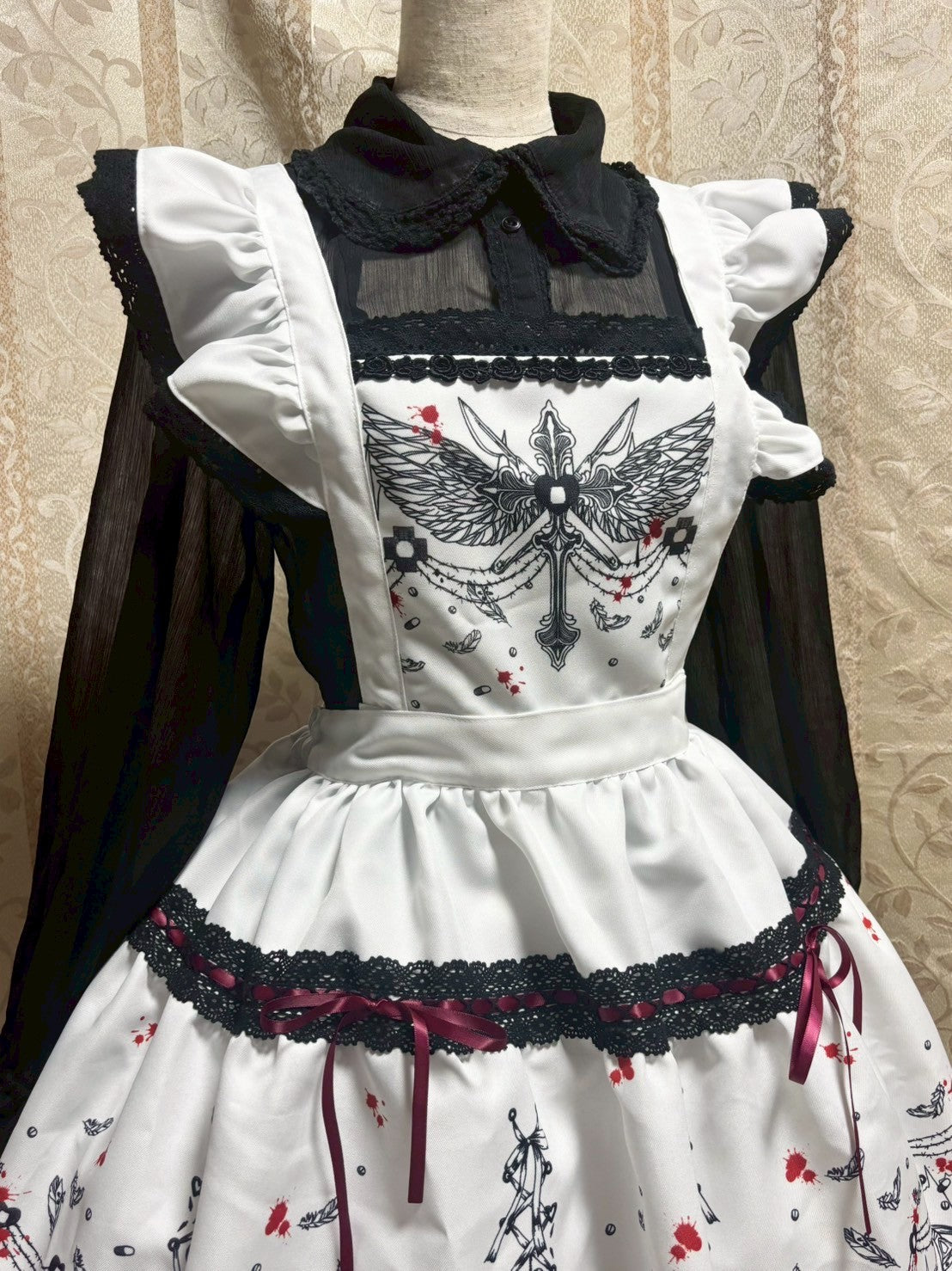 【受注予約~8/31】「月華堕天」エプロンスカート【Moonrise Theater】