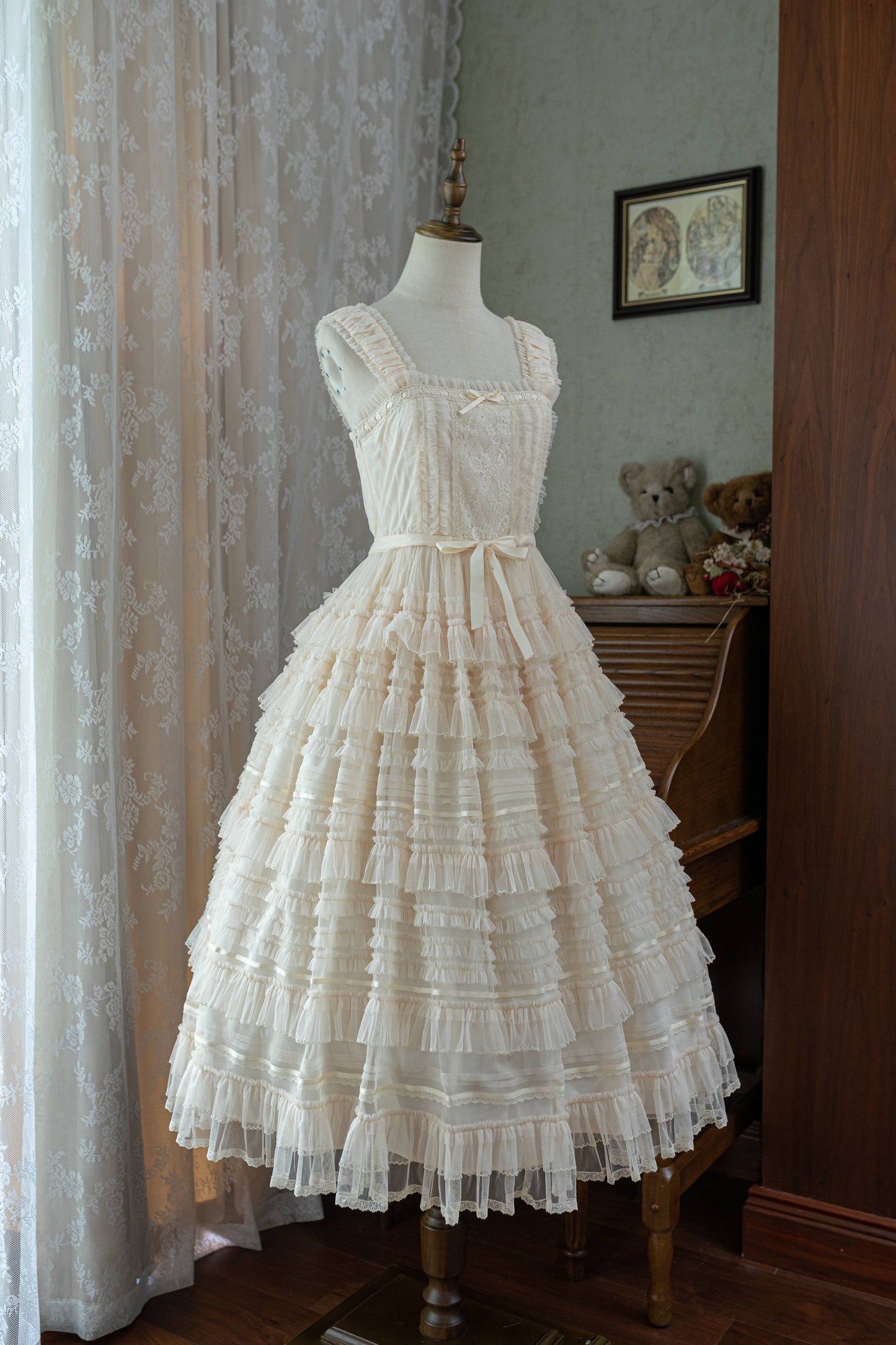 Hazy Dream ジャンパースカート【銀杏指針】