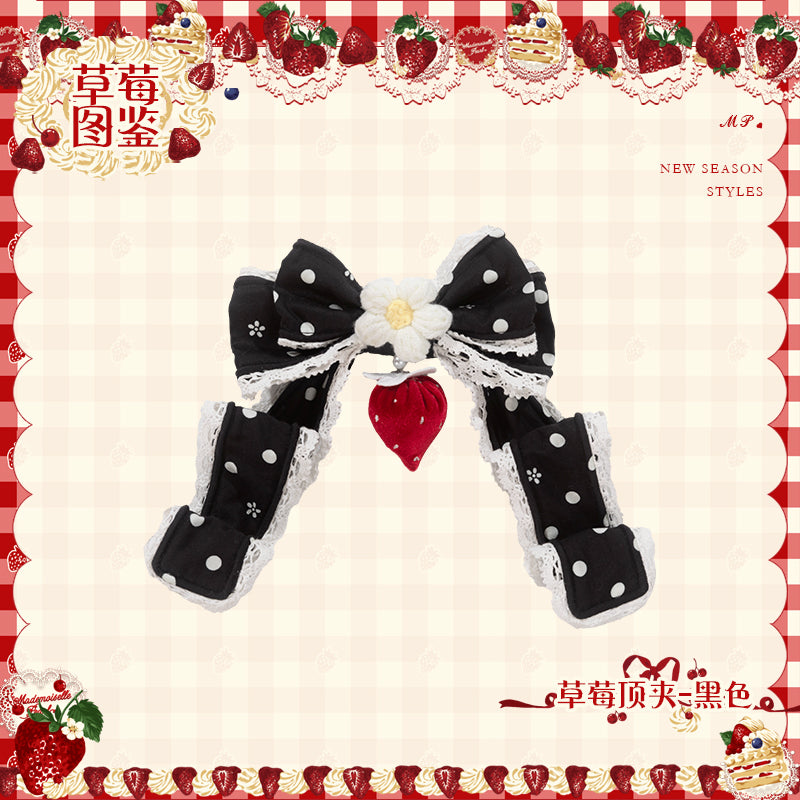 【受注予約~11/18】Strawberry Cake Illustration アクセサリー【花与珍珠匣】