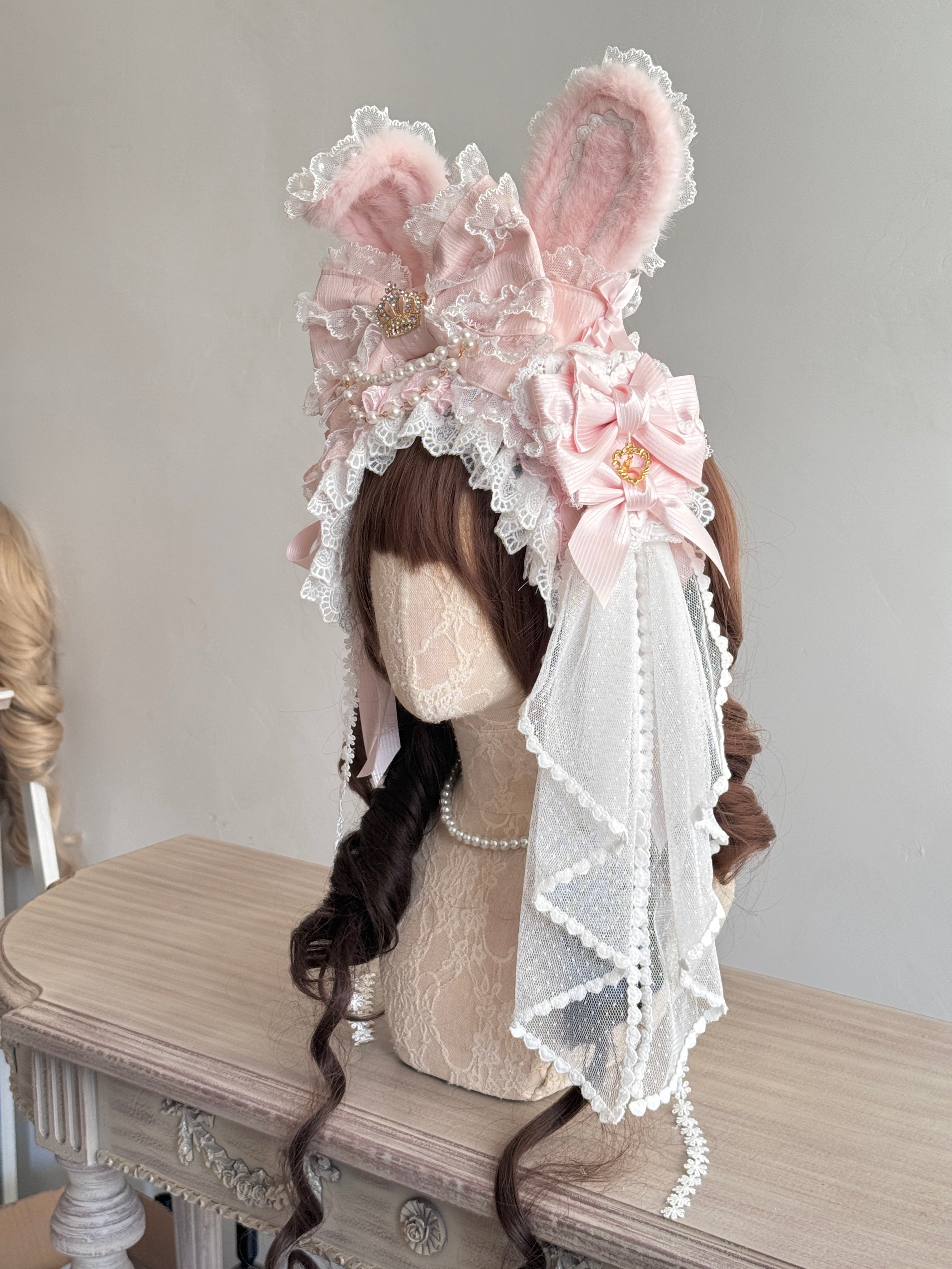 うさ耳ヴェールカチューシャ【妹抖手作工作屋】 – Epetice