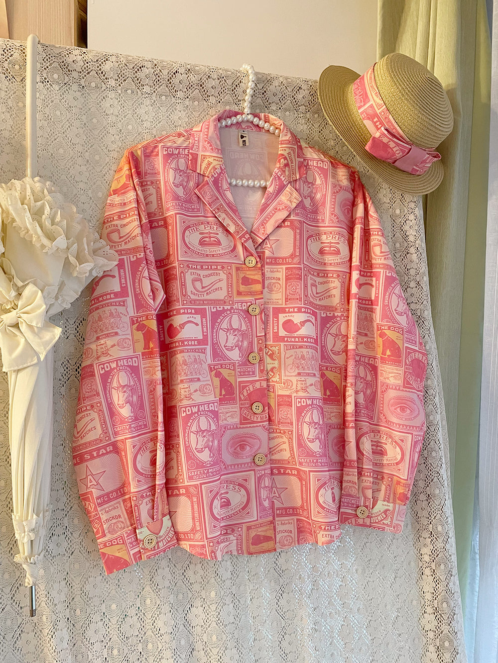 Antique Labels ブラウス【Miss Cube】