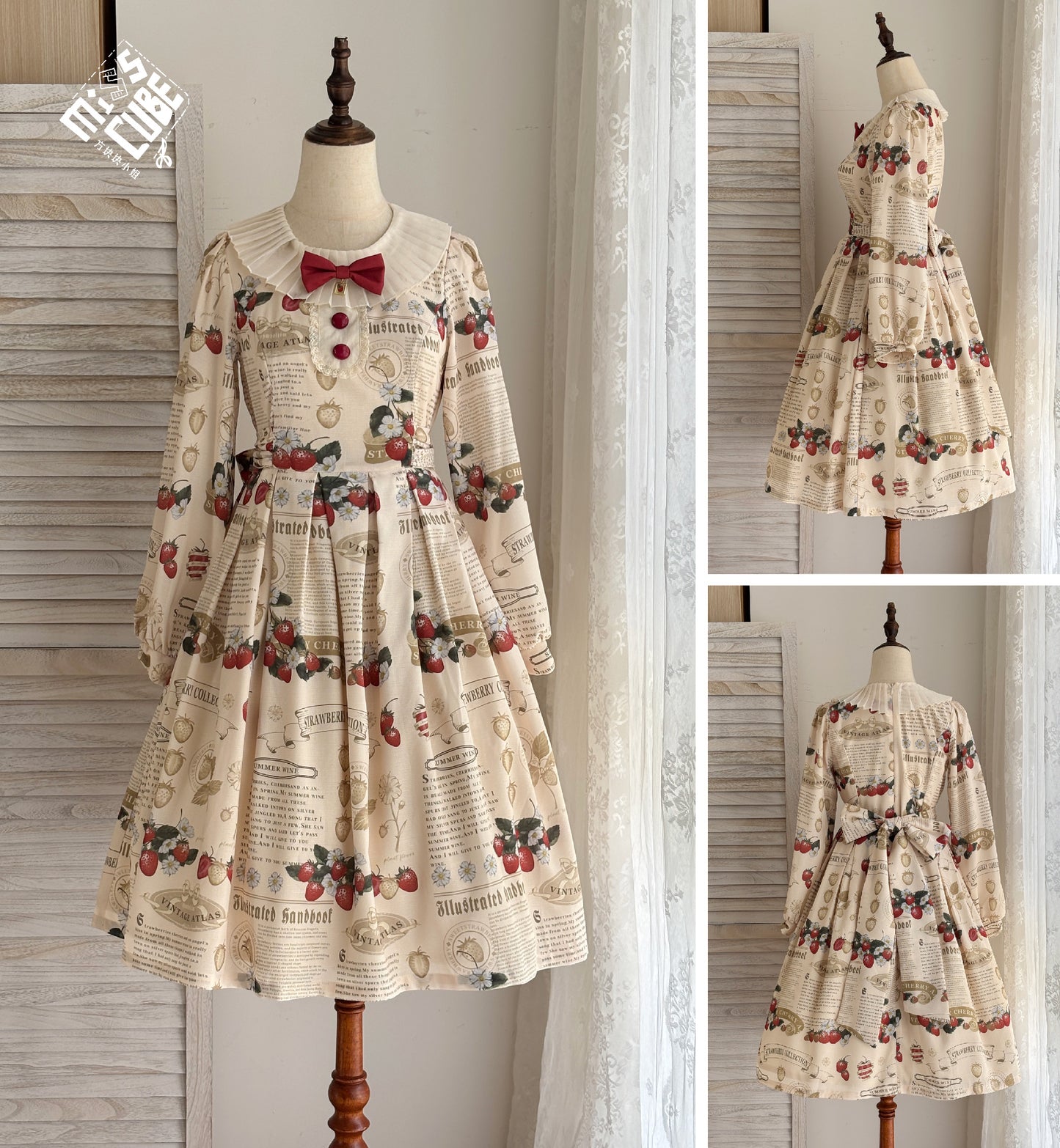 【受注予約~9/17】Grass art collection ワンピース【Miss Cube】