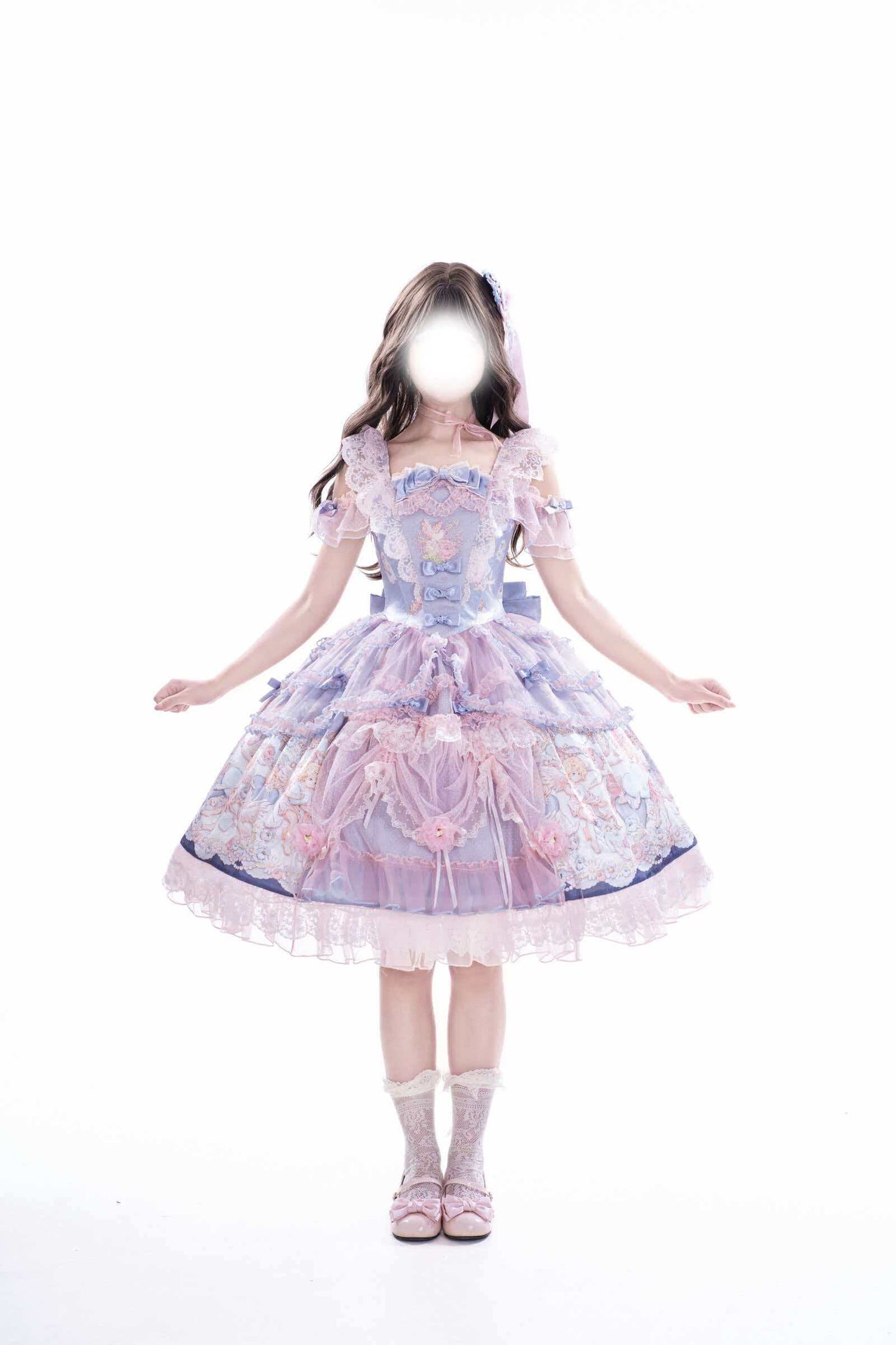 【受注予約~7/26】Cupid, God of Love ワンピース・ジャンパースカート【Dreamscape Double Cherry Blossom Box】