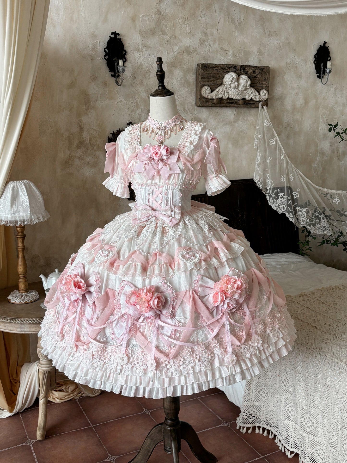 【受注予約~6/23】Flower Mirror Doll 2.0 ワンピース【sedef】