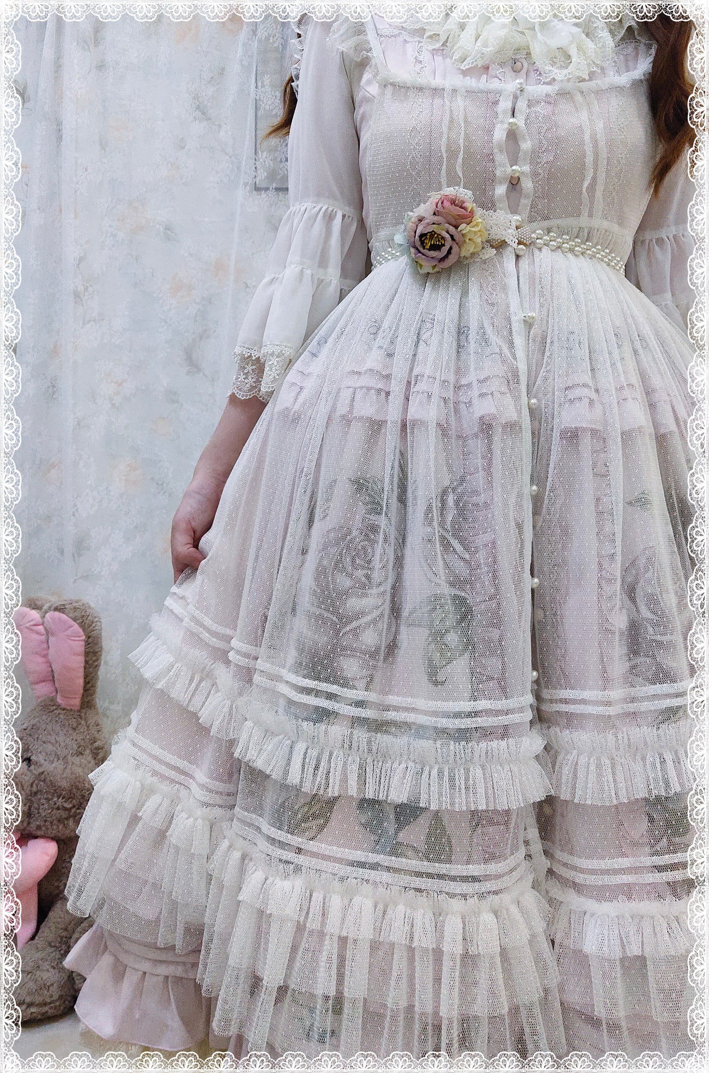 Opera Bouquet ジレ【Cotton Rabbit】