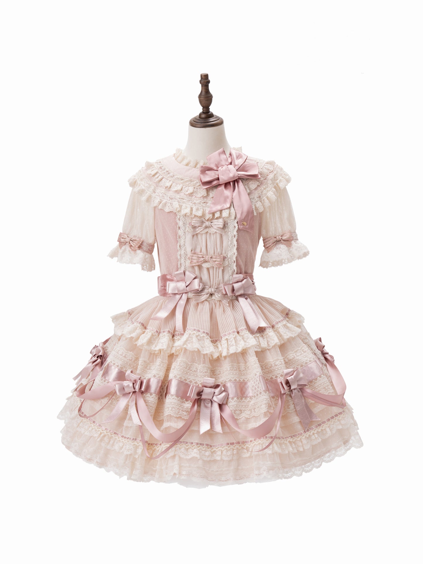 【受注予約~10/9】Antique Cream ワンピース【DrunkCoco】