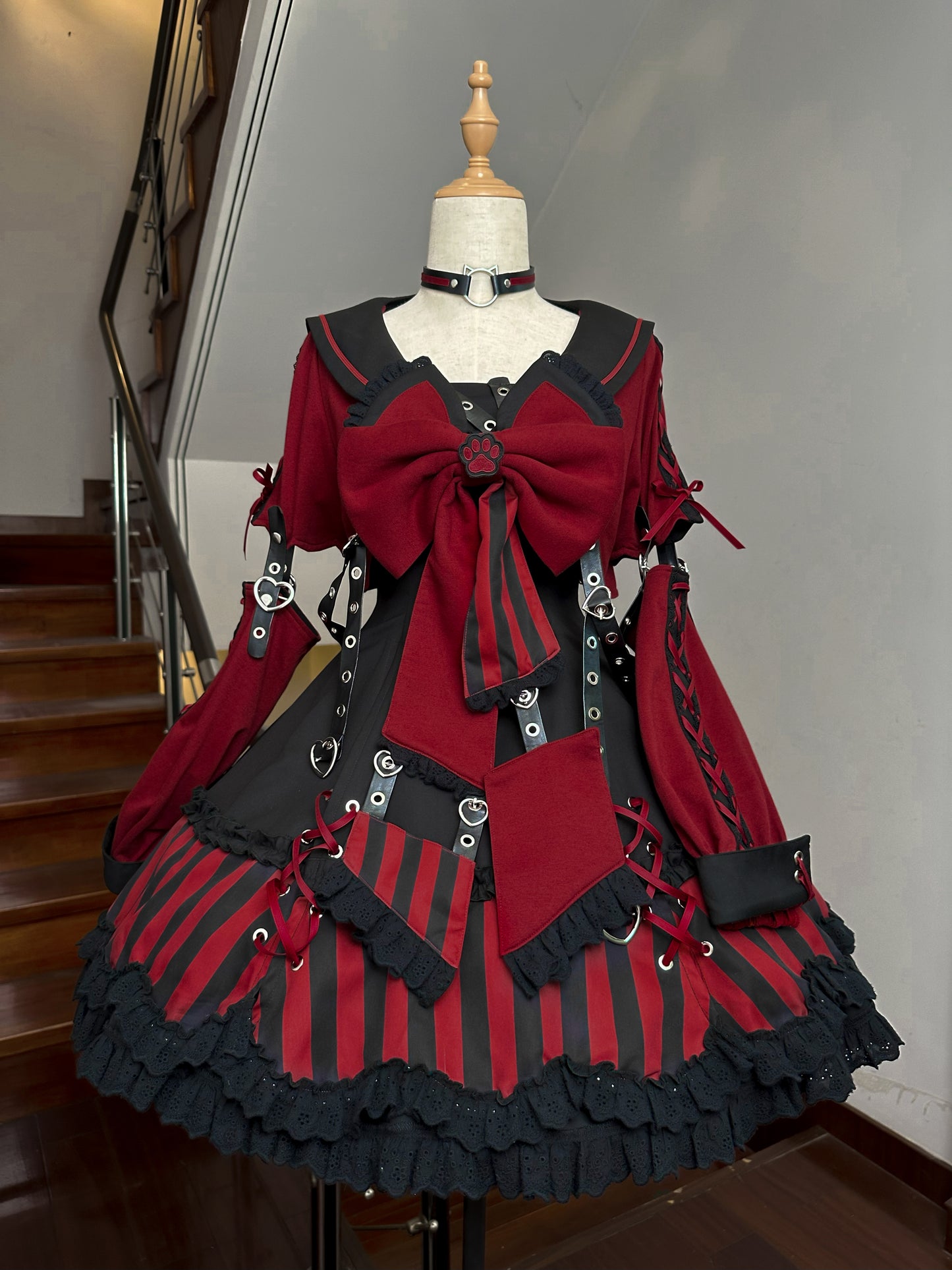 【受注予約~10/6】水色キャット フルセット(レッド・パープル)【Sakura】