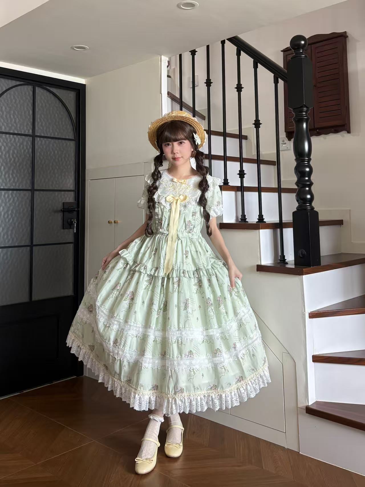 【受注予約~9/8】夏咲の花々 ワンピース【Fairy Doll】