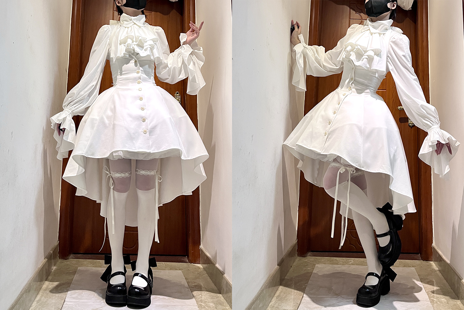 月夜礼 フィッシュテールスカート【FlowerFairyDaily】 – Epetice 月夜礼 フィッシュテールスカート【FlowerFairyDaily】 – Epetice