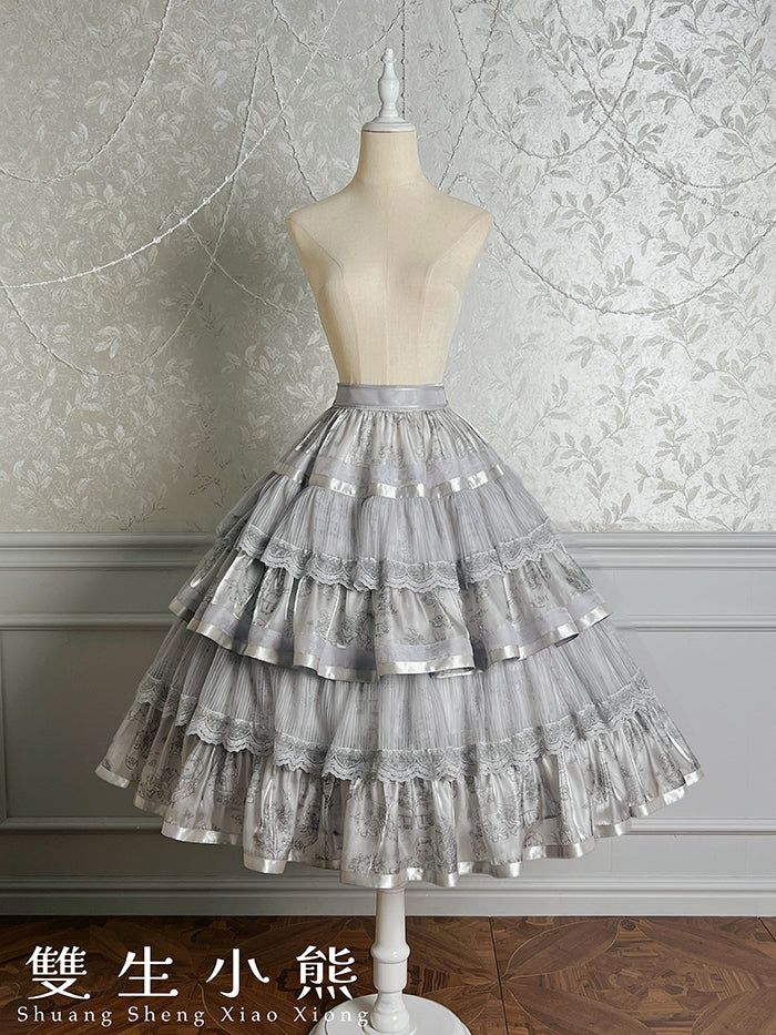 【受注予約~9/11】Gilded Dream トップス・スカート【双生小熊】