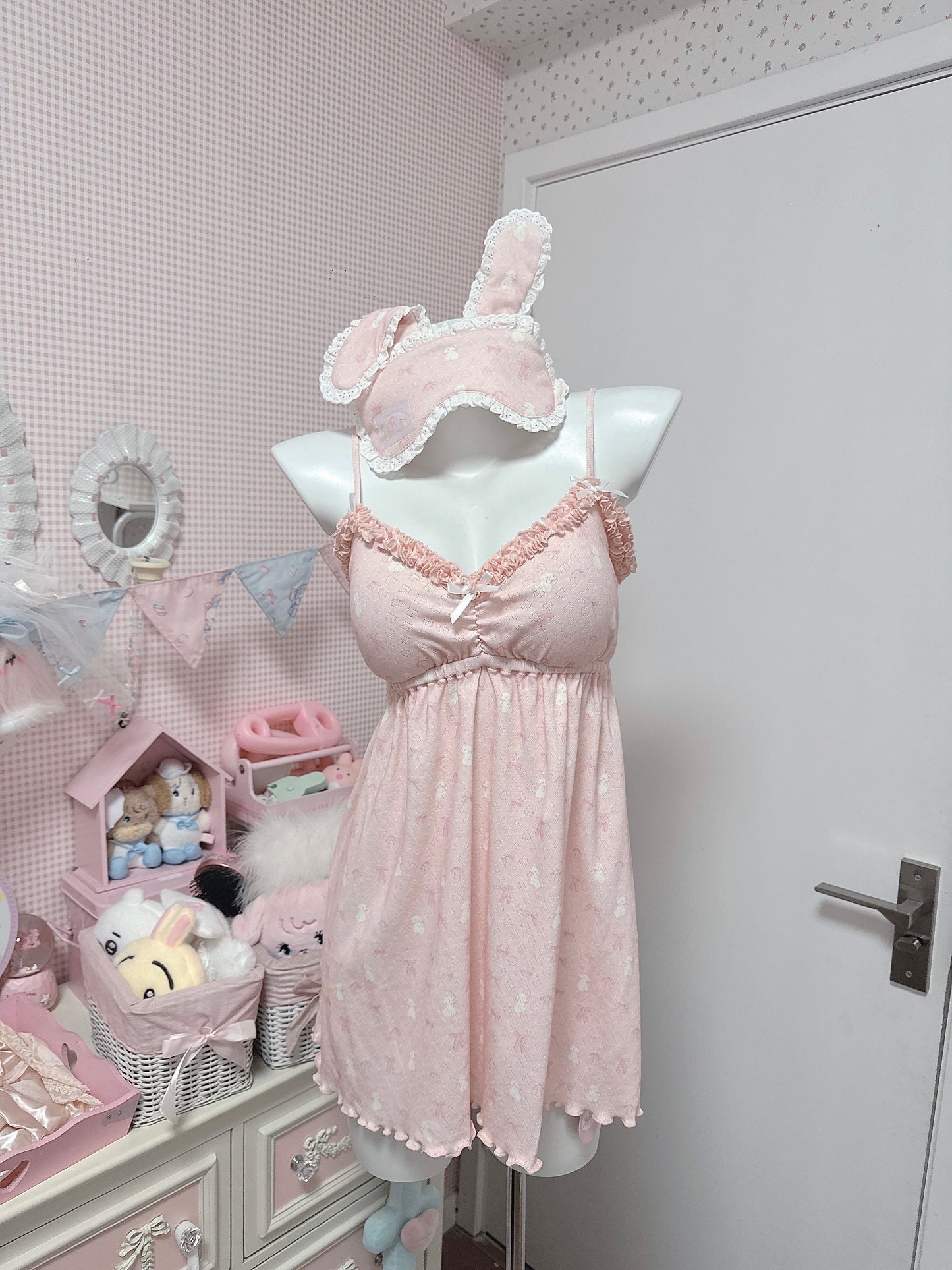 リボンナイトウェア【Sheep Puff】