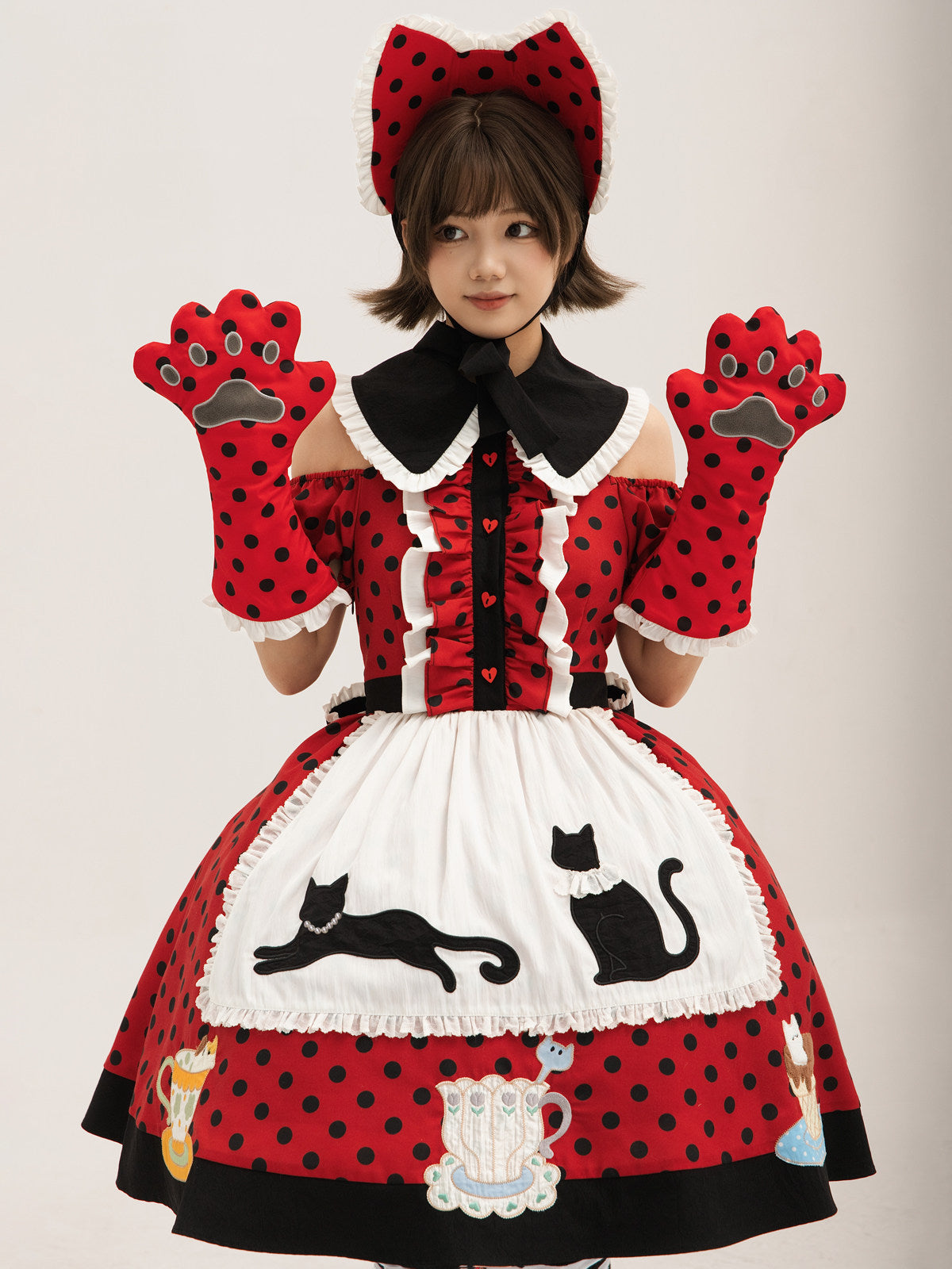 【受注予約~8/18】Teacup Kitty ワンピース・フルセット【包子猪】
