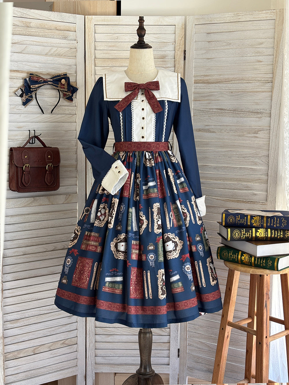 【受注予約~10/22】Wheat Book ワンピース【Miss Cube】