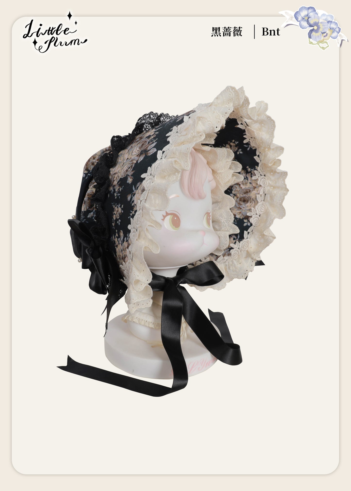 【受注予約~2/15】Black Rose アクセサリー【LittlePlum】