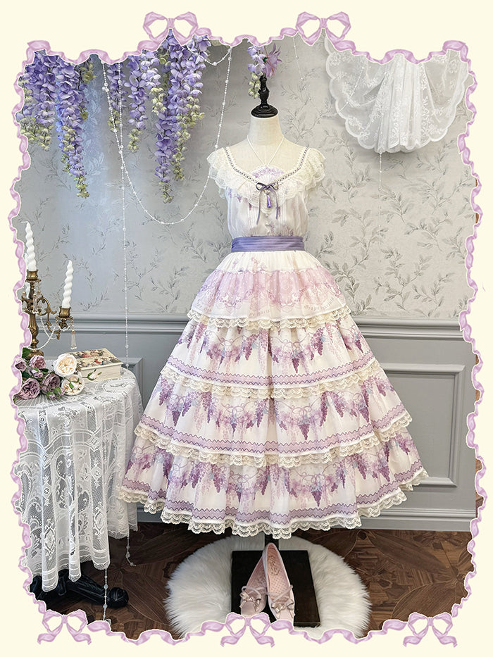 【受注予約~5/28】Grape Hyacinth ジャンパースカート【Alice Girl】