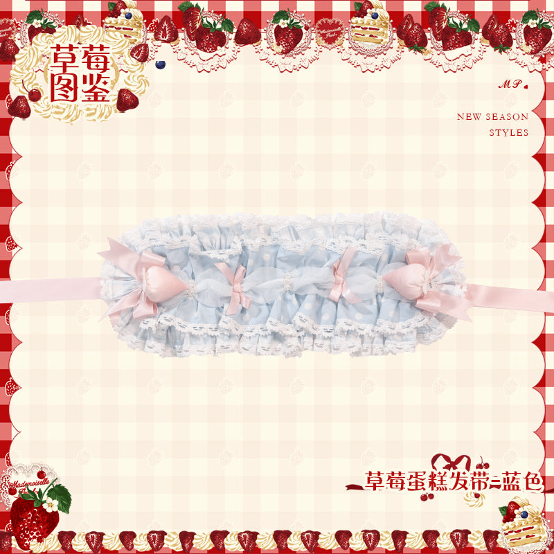 【受注予約~11/18】Strawberry Cake Illustration アクセサリー【花与珍珠匣】