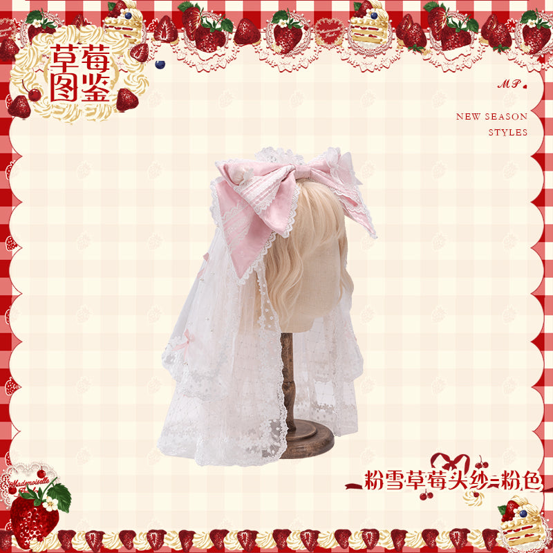 【受注予約~11/18】Strawberry Cake Illustration アクセサリー【花与珍珠匣】