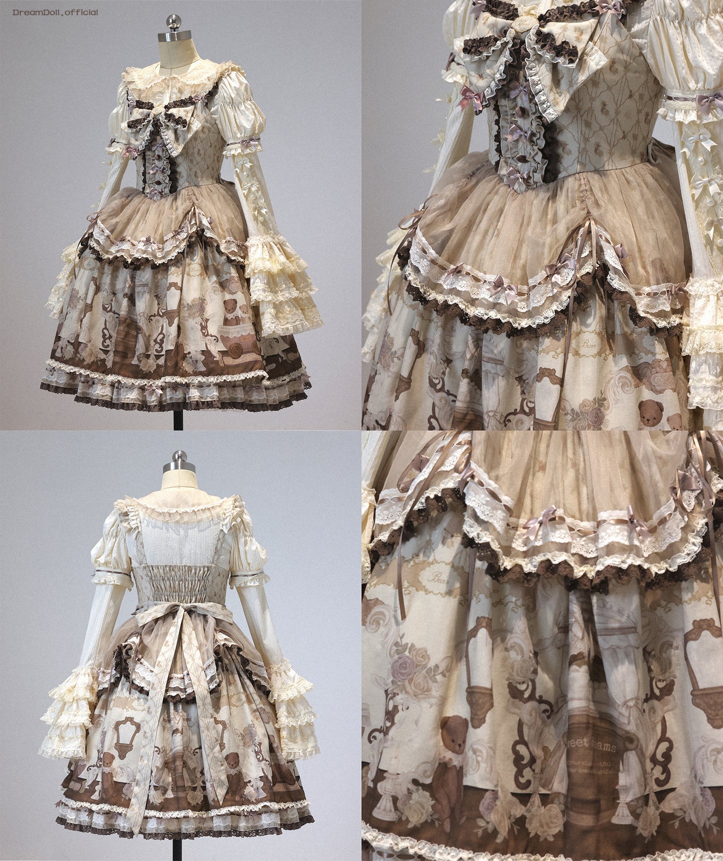 Brianna ワンピース・ジャンパースカート・ブラウス【DreamDoll】