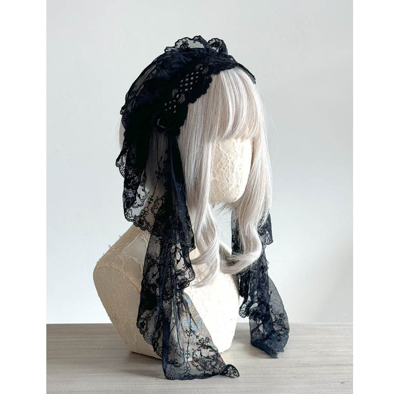 サイドロングヴェールヘッドドレス【妹抖手作工作屋】