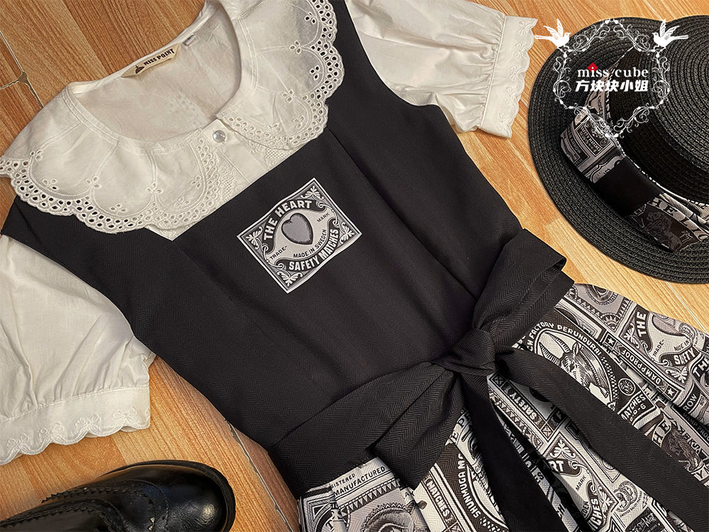 Antique Labels ジャンパースカート【Miss Cube】