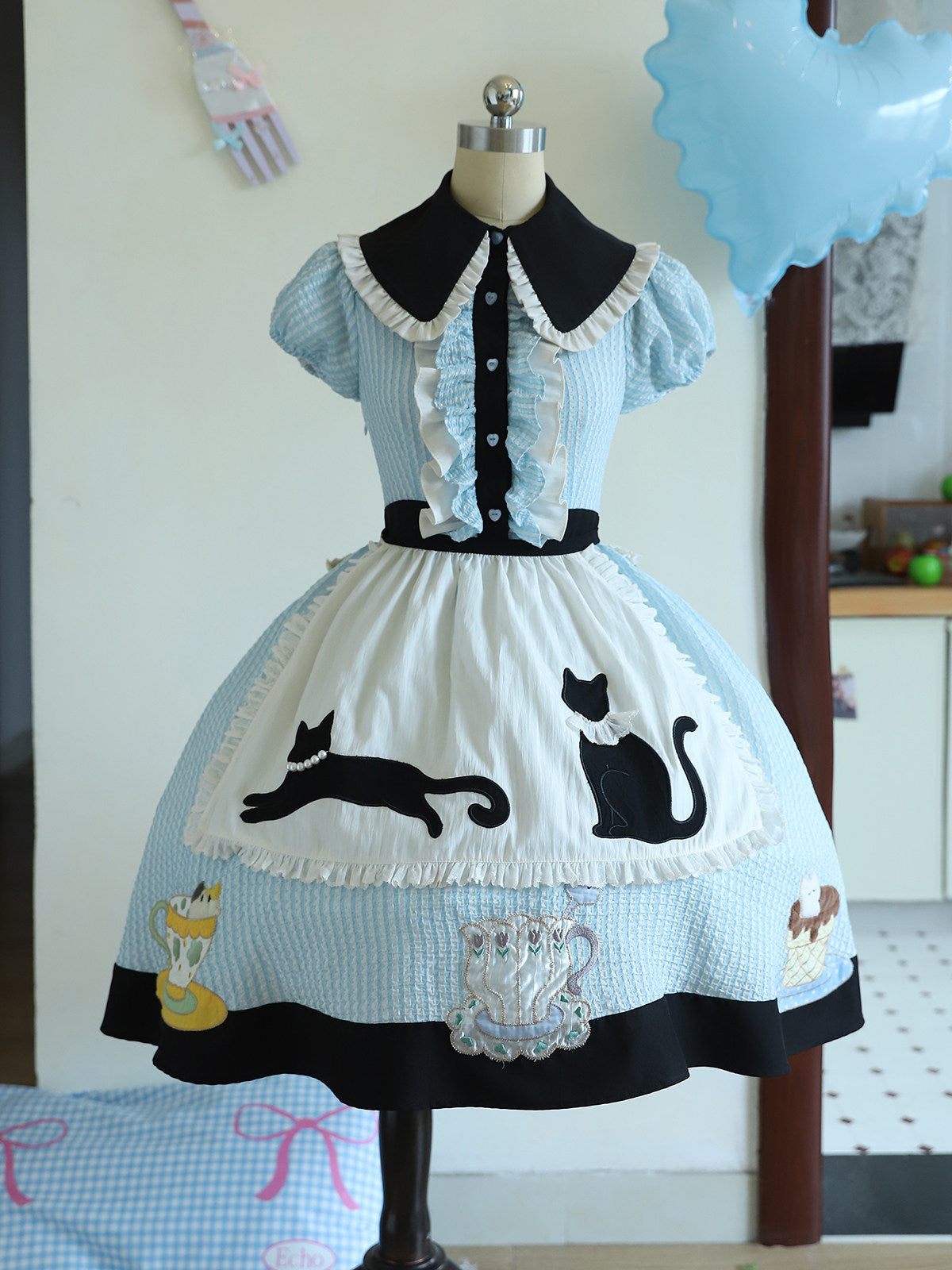 【受注予約~8/18】Teacup Kitty ワンピース・フルセット【包子猪】