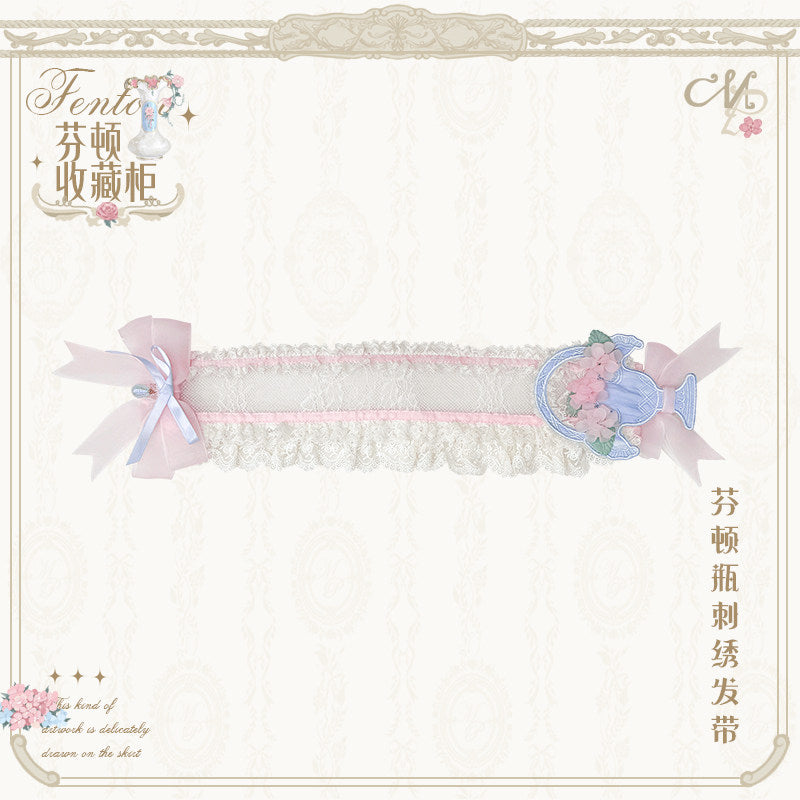 【受注予約~4/29】Fenton Curio Cabinet アクセサリー【花与珍珠匣】