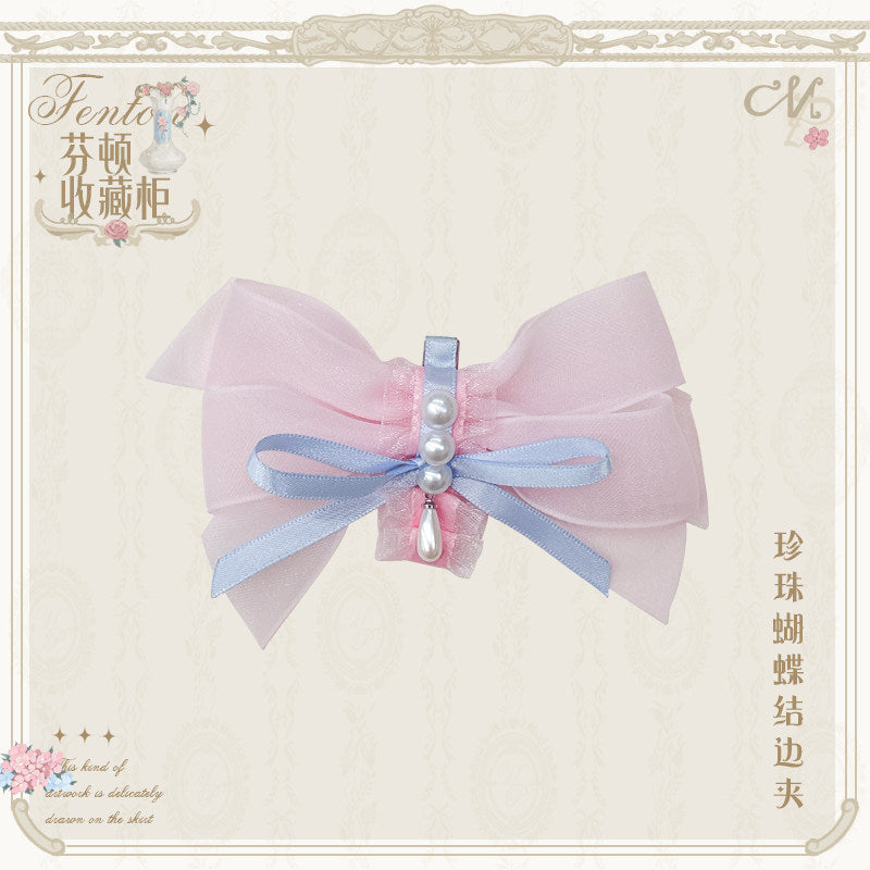 【受注予約~4/29】Fenton Curio Cabinet アクセサリー【花与珍珠匣】