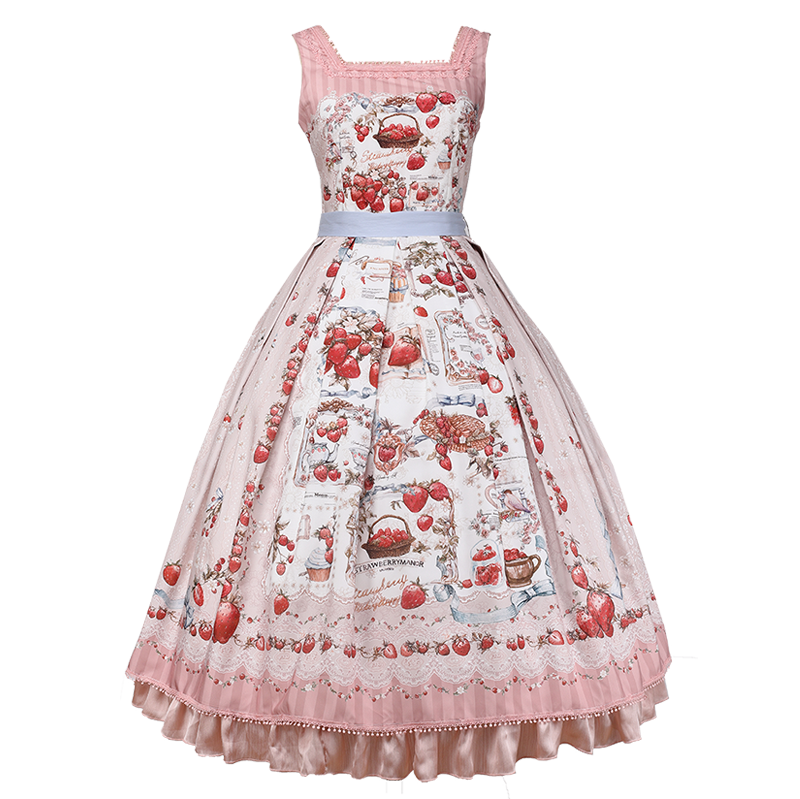 【受注予約~12/16】Strawberry Manor ジャンパースカート【Balladeer】