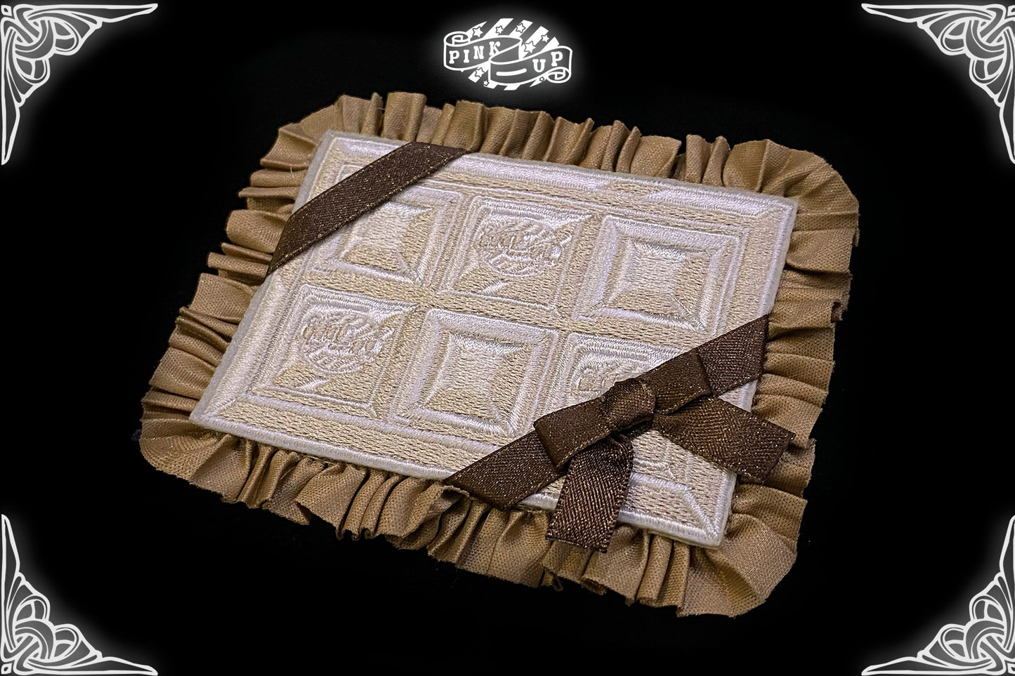 [Pre-orders until March 12th] Chooocolate Ribbon Barrette, Ribbon Pin, Brooch [PINK UP]