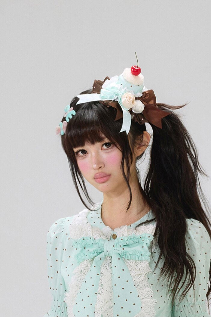 【受注予約~5/27】Creamy Strawberry Cake アクセサリー【BacioBouquet】