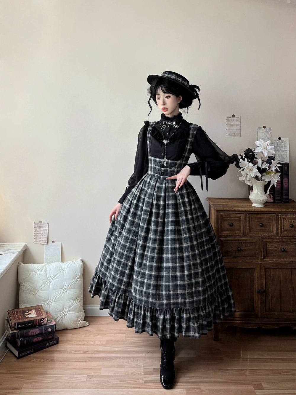 【受注予約~11/30】Earl Gray Tea 2.0 ジャンパースカート【Miss Cube】